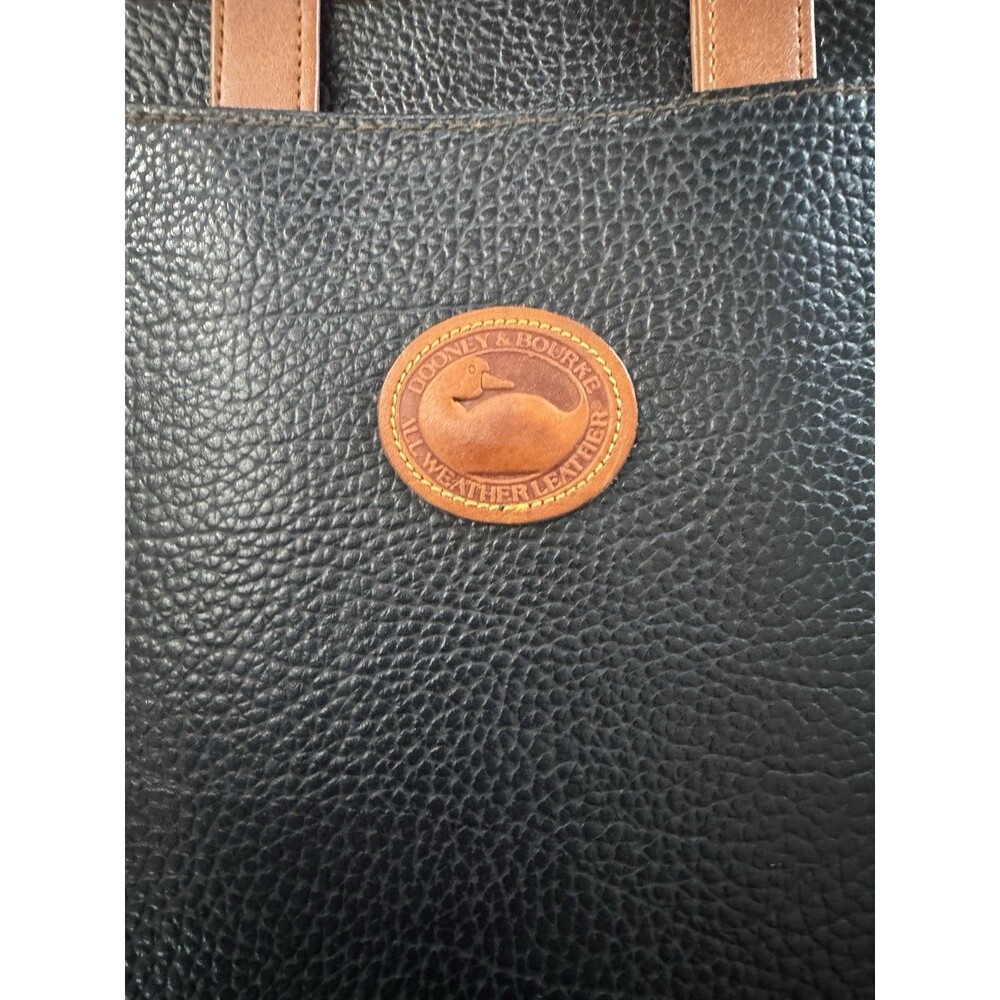 Rare Dooney & Bourke-All Weather Leather-Briefcase/Portfolio-Retract Handles - Picture 5 of 12